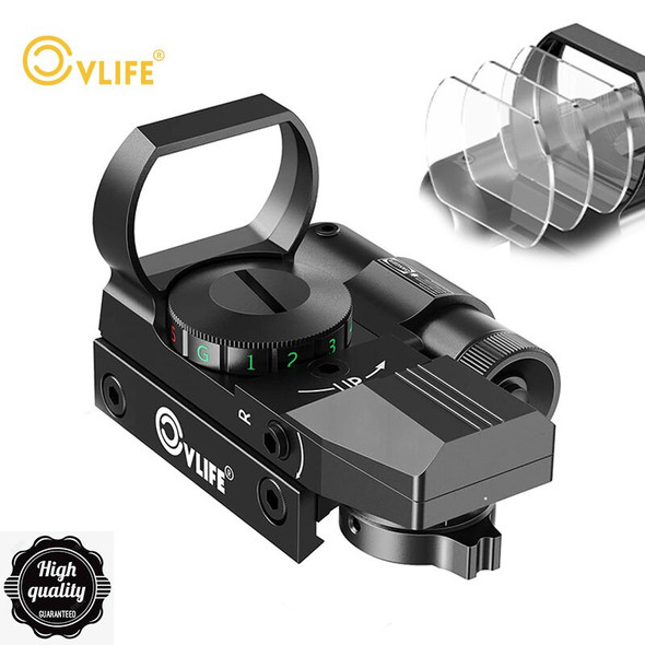 CVLIFE Handgun Sight Red Dot Sight Red Green 1X22X33 Reflex 4 Reticle