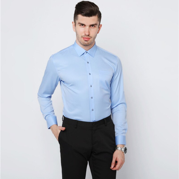 New Stretch Anti Wrinkle Cotton Men's Shirts Long Sleeve Dress Shirts