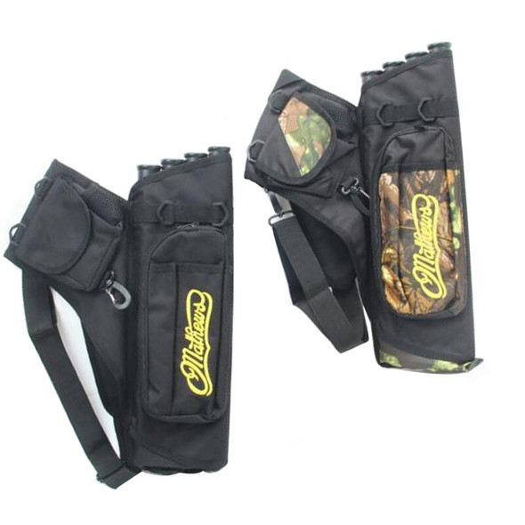 Archery Arrow Bag 4 Tubes Arrow Quiver For Hunting Arrows Holder Bag