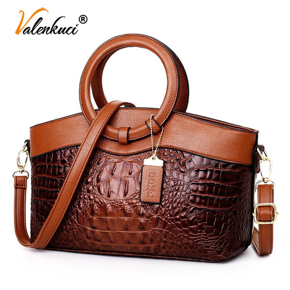 Women Luxury Handbags Women Bags Designer Crossbody Bags Female Crocodile Leather Handbag Ladies Shoulder Bag Tote Retro Handbag