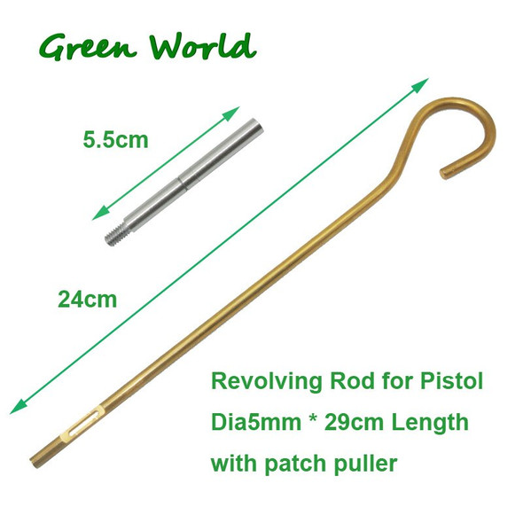 Brass Revolving Rod | Brass Ranrod | Outdoor Tools - 2 1 .22cal .45cal