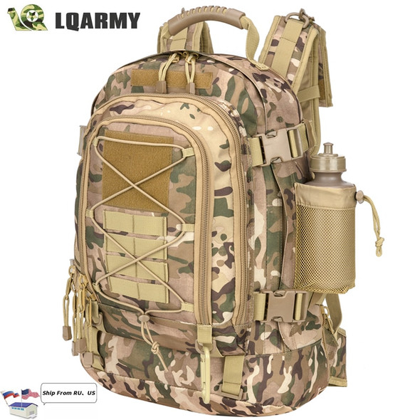 Large Capacity Military Tactical Backpack Army Assault Rucksack