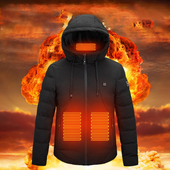 2023 Winter New Intelligent Heating Charge Coat Ski Suit USB Constant