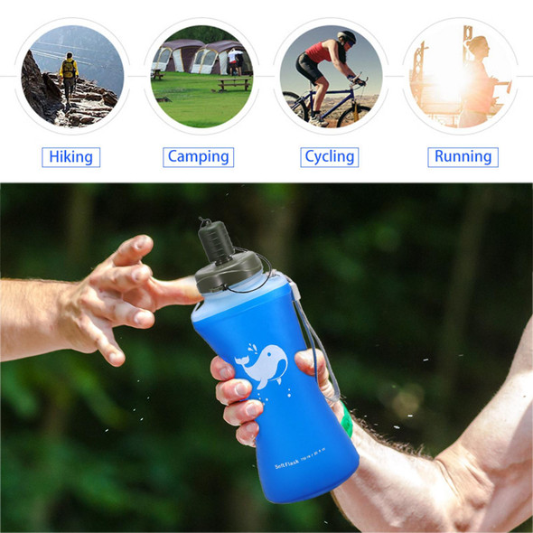 Collapsible Water Bottle Leak Water Bag for Sports Camping| |