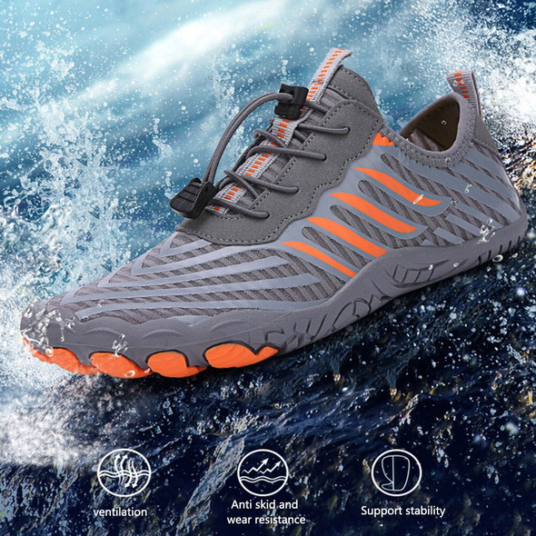 1pair Water Shoes For Women Men Barefoot Beach Shoes Breathable Sport