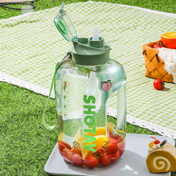 1.5/2/2.5 Large Portable Travel Bottles For Training Sport Fitness Cup