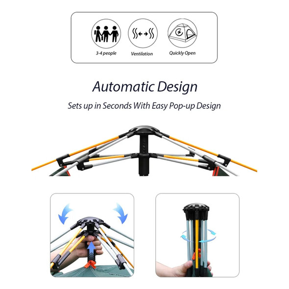 Outdoor Waterproof Hiking Light Folding Auto Pop Up Instant Waterproof Outdoor Waterproof Hiking Light Folding Auto Pop Up Instant Waterproof