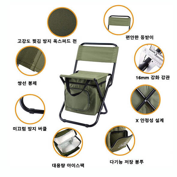 Outdoor Portable Folding Chair 2 in 1 Multifunctional Camping Fishing Outdoor Portable Folding Chair 2 in 1 Multifunctional Camping Fishing