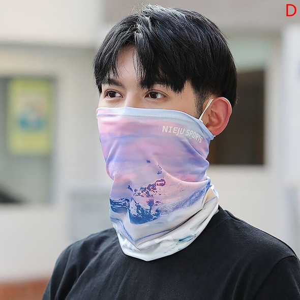 Breathable Cool Hiking Camping Scarf Summer Printed Bandana Neck Breathable Cool Hiking Camping Scarf Summer Printed Bandana Neck
