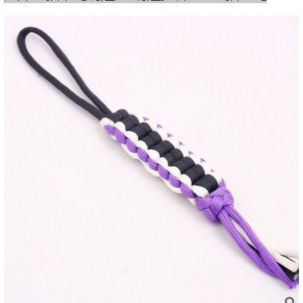 1/2 Outdoor Camping Nylon Knife Chain Tool Falling Parachute Rope