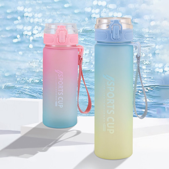 Portable Water Bottle Water Cups Motivational Sports Water Bottle With