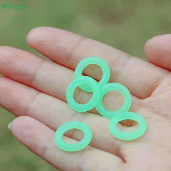 10PCS Outdoor Silicon Luminous Rubber Ring Warning Ring Tent Camping 10PCS Outdoor Silicon Luminous Rubber Ring Warning Ring Tent Camping