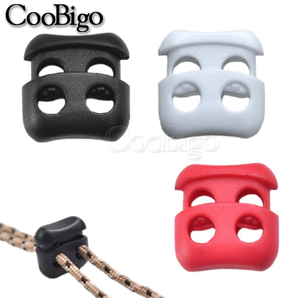 Cord Lock Toggle Clips Stopper Hole 3.9mm for Outdoor Backpack