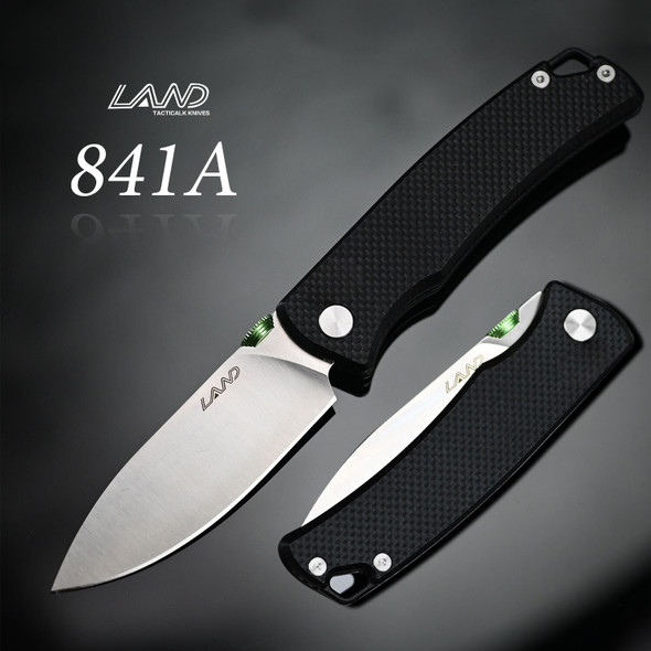 LAND 841/842 Pockets Folding Knife VG10 Blade Outdoor Camping LAND 841/842 Pockets Folding Knife VG10 Blade Outdoor Camping
