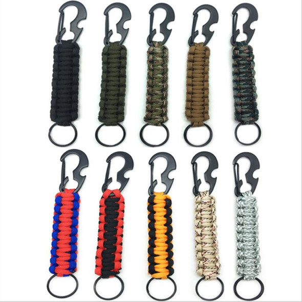 Survival Tool Carabiner Hook Cord Backpack Buckle | Paracord Hooks -