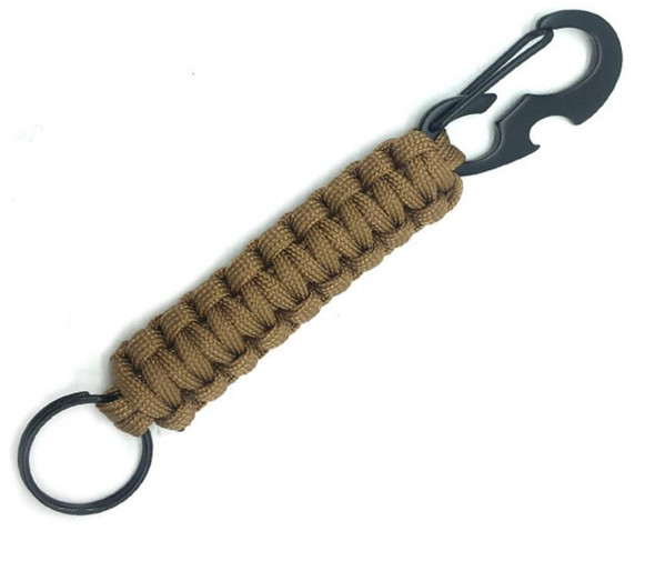 Survival Tool Carabiner Hook Cord Backpack Buckle | Paracord Hooks -