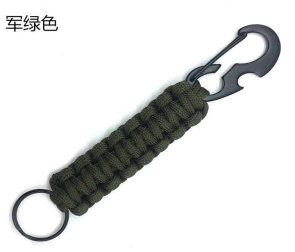 Survival Tool Carabiner Hook Cord Backpack Buckle | Paracord Hooks -
