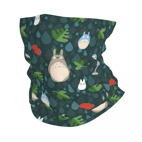 My Neighbor Totoro Rain Bandana Neck Gaiter Windproof Face Scarf Cover