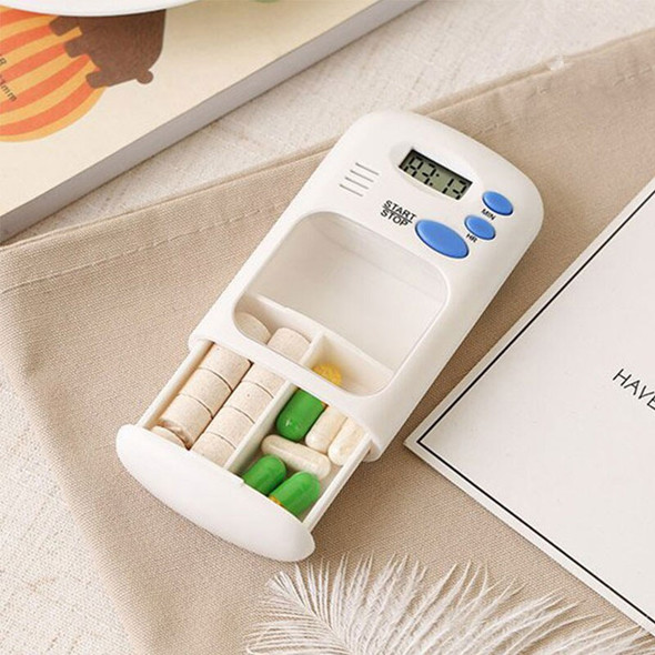 Pill Case Mini Portable Reminder Drug Box Storage Plastic Pill Box