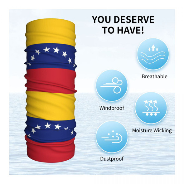 Flag Of Venezuela Winter Headband Neck Warmer Women Men Ski Camping Flag Of Venezuela Winter Headband Neck Warmer Women Men Ski Camping