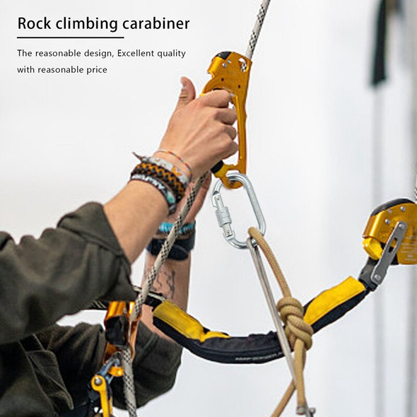 O Shape 25KN Alloy Steel Safety Buckle Professional Rock Climbing O Shape 25KN Alloy Steel Safety Buckle Professional Rock Climbing