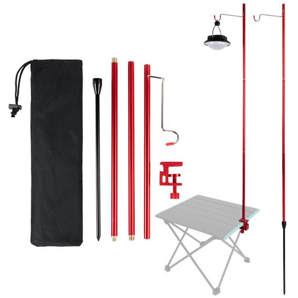 Camping Lantern Stand Detachable BBQ Outdoor Lamp Stand  Stake| |