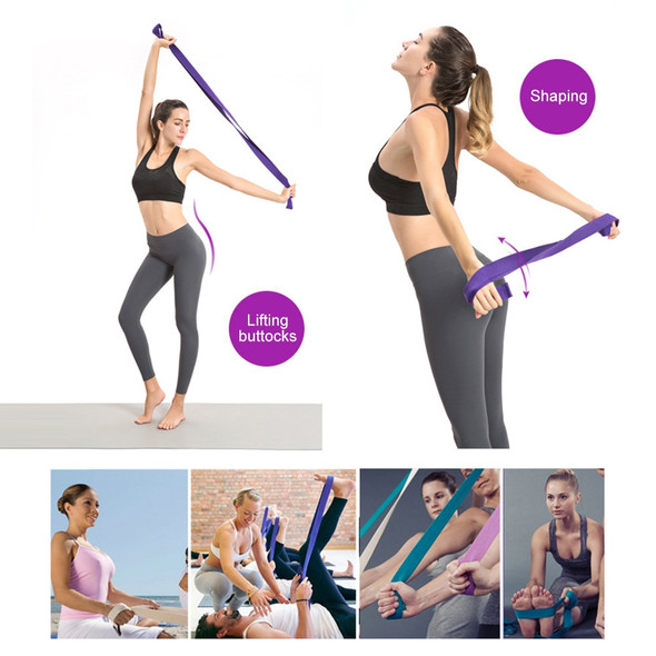 Elastic Resistance Bands Yoga Training Gym Fitness Gum Pull Up Assist