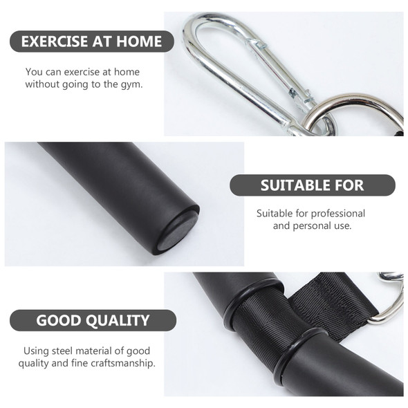 Fitness Bar Steel Bicep Pull Exercising Rod Accessories Down Biceps Fitness Bar Steel Bicep Pull Exercising Rod Accessories Down Biceps