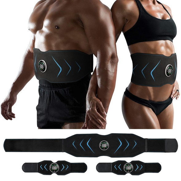 EMS Electric Abdominal Body Slimming Belt Waist Band Smart Abdomen