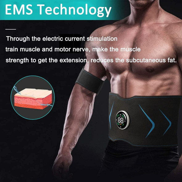 EMS Electric Abdominal Body Slimming Belt Waist Band Smart Abdomen