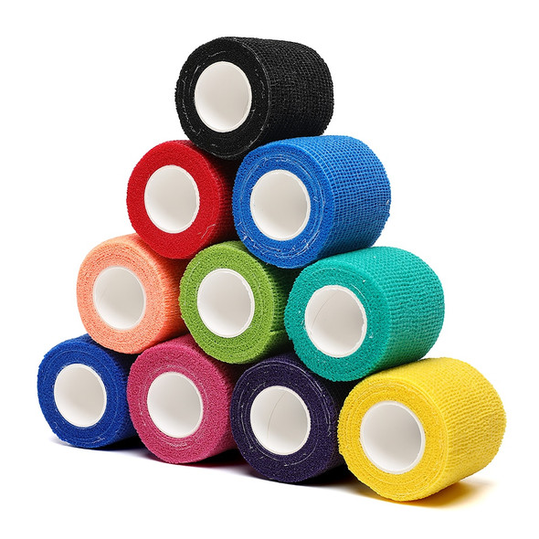 18 Colors Colorful Athletic Wrap Tape Self Adhesive Elastic Bandage