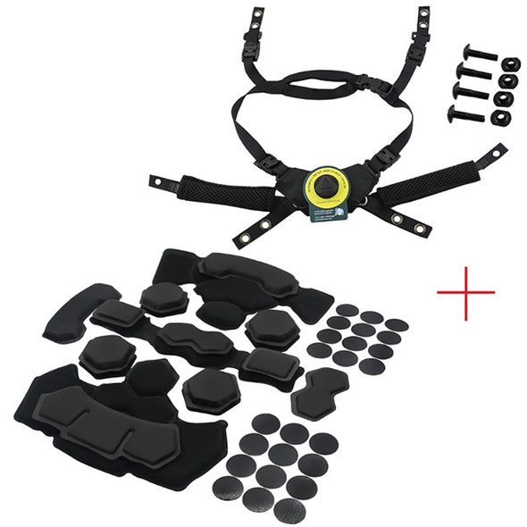 Tactical Airsoft Paintball Helmet Suspension System Protective Pads Tactical Airsoft Paintball Helmet Suspension System Protective Pads
