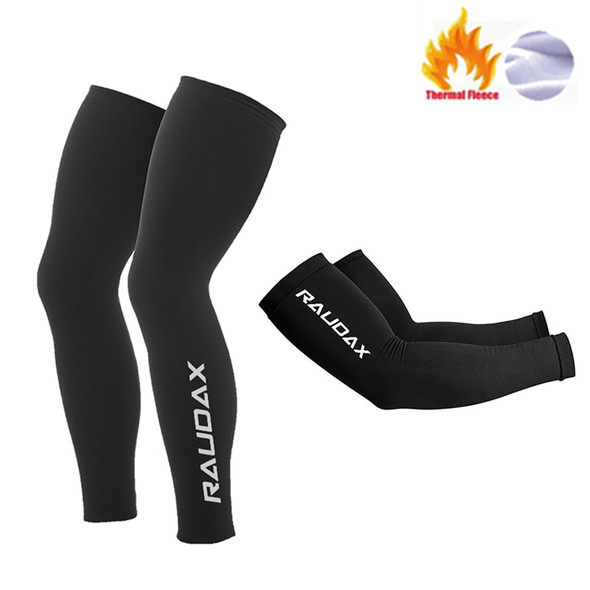 2023 Raudax Warm Fleece Bicycle Arm Sleeves Legwarmers Men Women 2023 Raudax Warm Fleece Bicycle Arm Sleeves Legwarmers Men Women