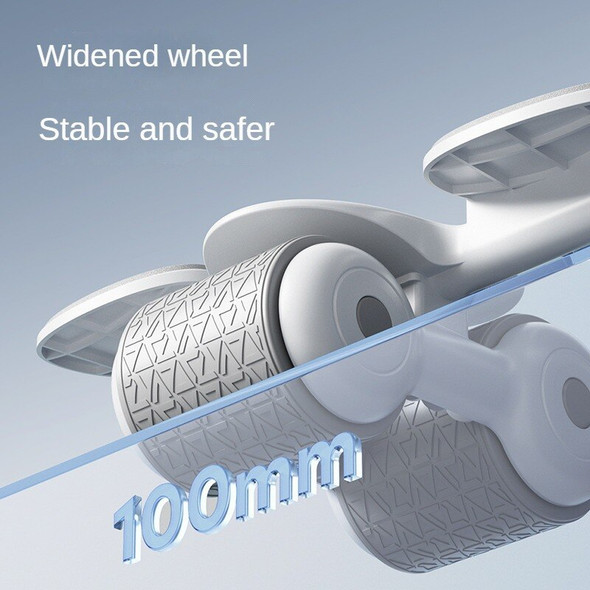 Ab Roller Wheel Automatic Rebound With Elbow Support Flat Plate