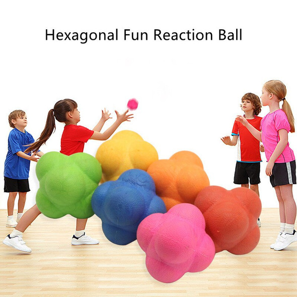 1pcs Fitness Agility Ball Hexagonal Reaction Ball Sport Speed Agility 1pcs Fitness Agility Ball Hexagonal Reaction Ball Sport Speed Agility