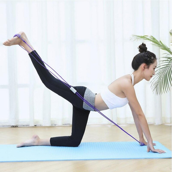 Yoga Resistance Exercise Bands Gym Fitness Equipment Pull Rope 8word