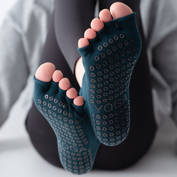 Pilates Socks Women Open Toe | Socks 5 Fingers Yoga Pilates - Women