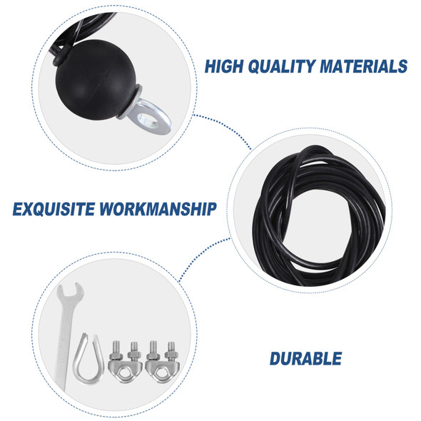 Wrist Trainer Fitness Wire Rope Equipment Accessories Steel Pulley