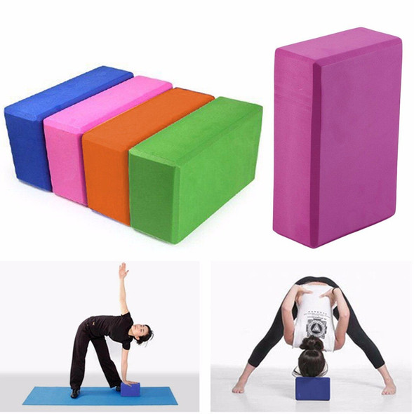 Mayitr 15*7.5*23cm Non-slip Yoga Block Pilates Eva Stretching Aid