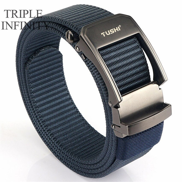 New Design Outdoor Sport Belt Alloy Automatic Buckle Casual Belt For