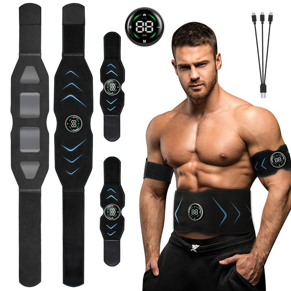 Ems Muscle Stimulator Abdominal Body Slimming Belt Electric Smart Abs