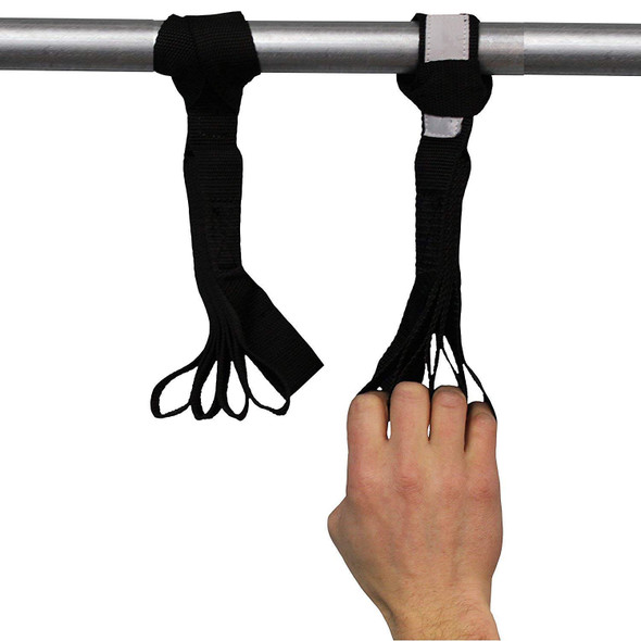 2pcs Talon Pull Up Grip Strength Straps Nylon Finger and Thumb Loops