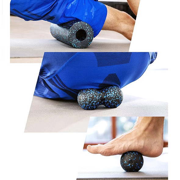 4 In 1 High Density Foam Roller Set Pilates Yoga Column Massage 4 In 1 High Density Foam Roller Set Pilates Yoga Column Massage