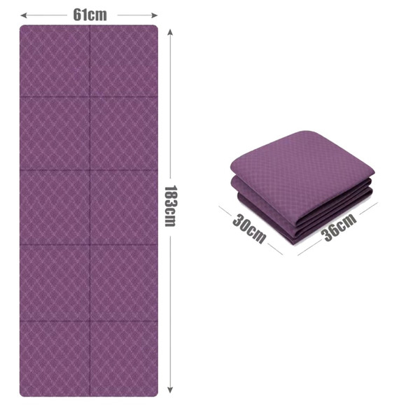 Foldable Yoga Mat TPE Camping Mat Non Slip Durable Sleeping Mat Foldable Yoga Mat TPE Camping Mat Non Slip Durable Sleeping Mat