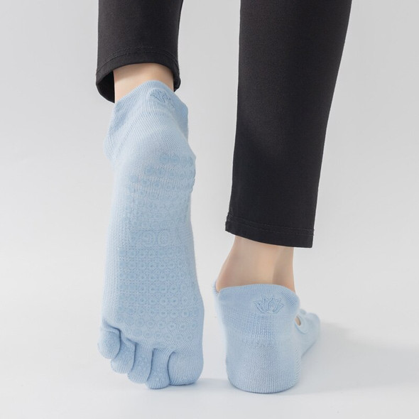 Ladies Breathable Yoga Socks With Grips Non-slip Five Finger Pilates Ladies Breathable Yoga Socks With Grips Non-slip Five Finger Pilates