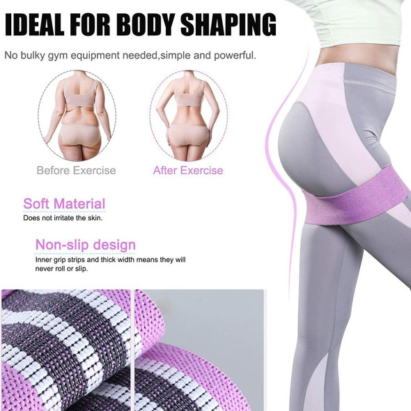 Worthdefence 1/2/3PCS Elastic Rubber Bands Set for Women Fitness Gym Worthdefence 1/2/3PCS Elastic Rubber Bands Set for Women Fitness Gym