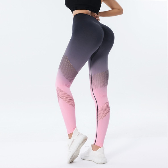 Women Sport Seamless Leggings Fitness Running Yoga Pants Gradient High