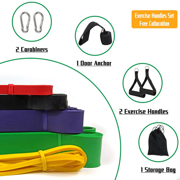 Long Resistance Bands Set Pull Up Assistance Band Exercise Assist