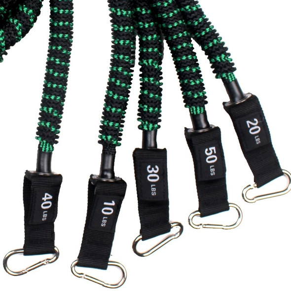 300LBS Fitness Resistance Bands Anti breaking Cloth Cover Elastic