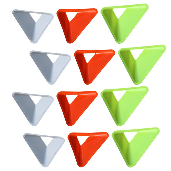 20 Pcs Football Training Disc Mini Footballs Kids Supply Triangle Sign